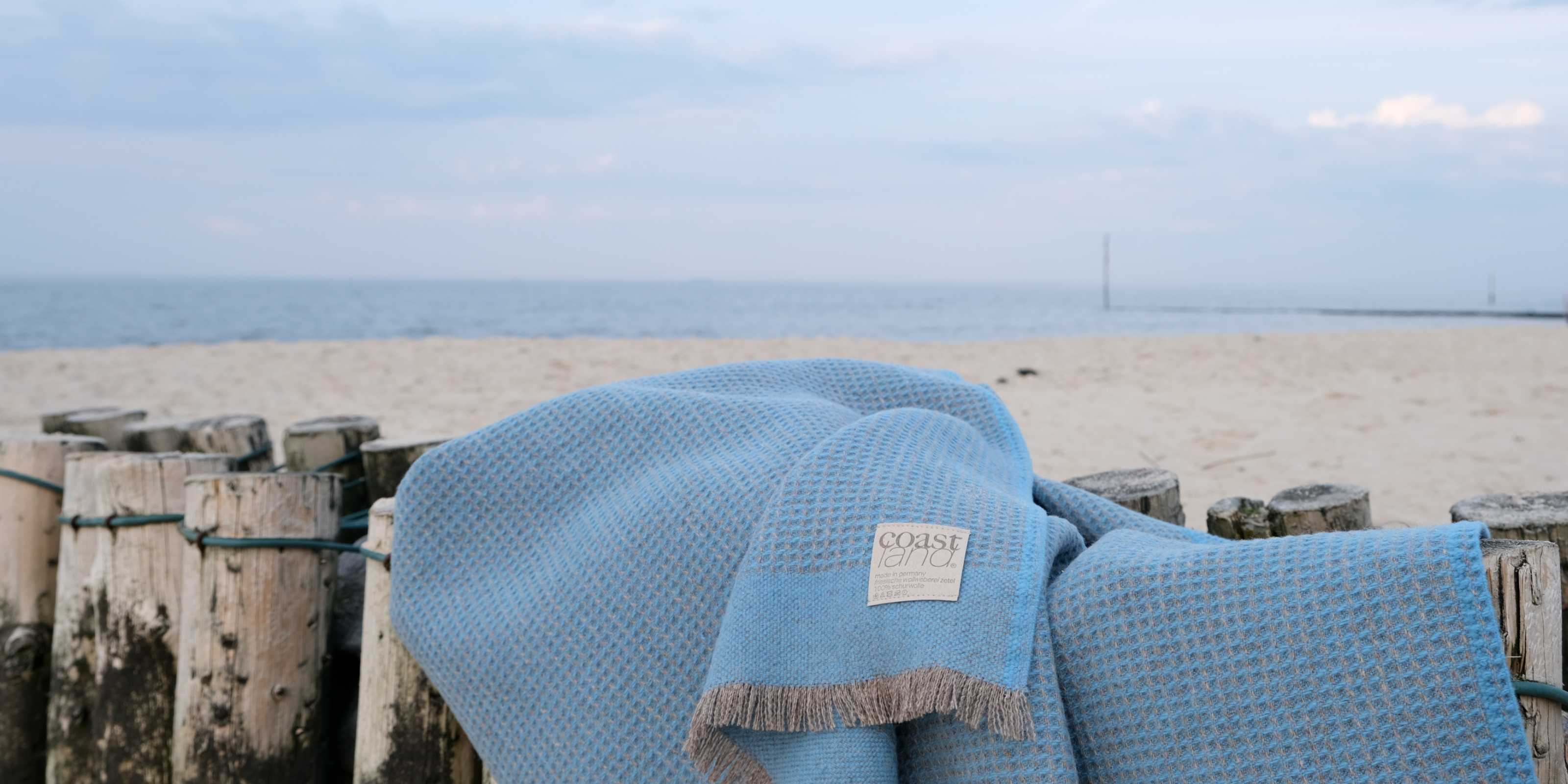 Coastland BaseGreygrid Wolldecke Strand